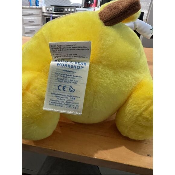 Talking Pokemon Pikachu 17"  Plush Build-A-Bear Nintendo. Tested and works - Picture 8 of 9